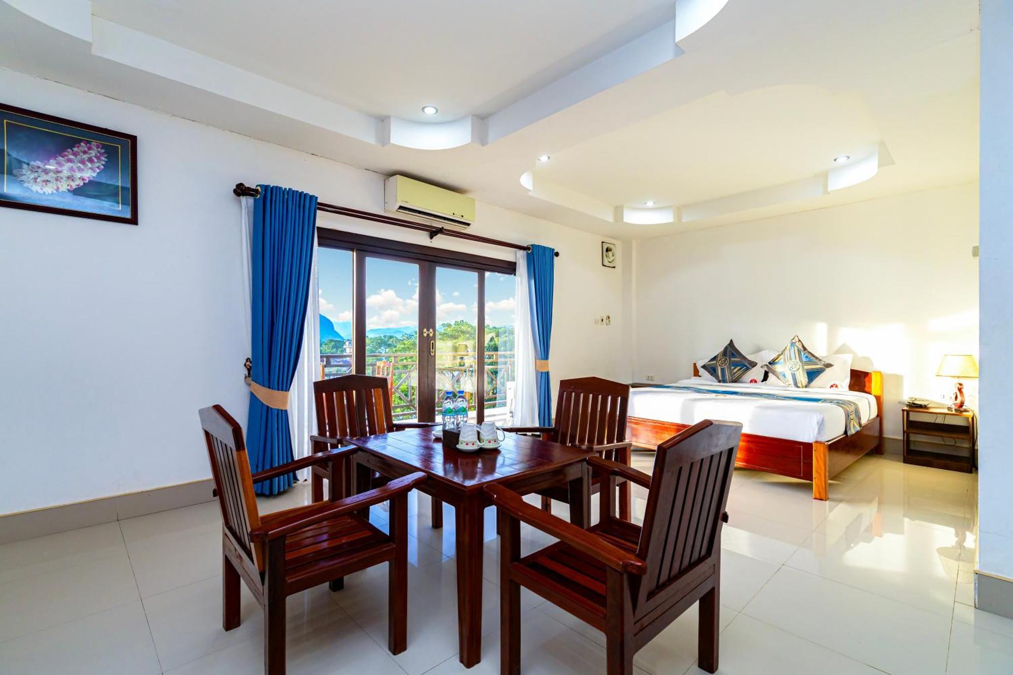Lisha The Grand Riverside Hotel Vang Vieng Ngoại thất bức ảnh