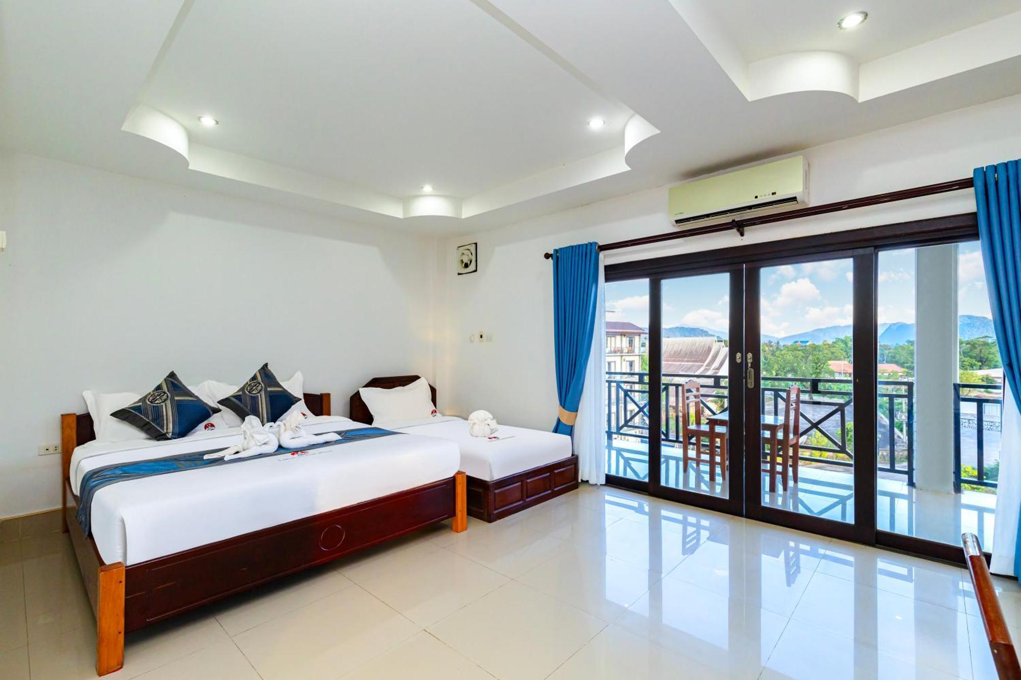 Lisha The Grand Riverside Hotel Vang Vieng Ngoại thất bức ảnh
